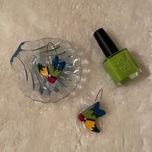 Ariel Kellogg Cowboy Boot Hoops in Primary Colors